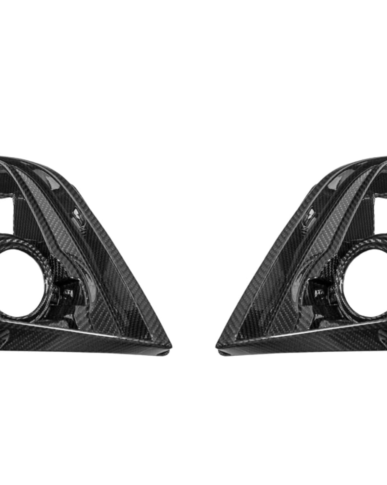 2009-2015 Cadillac CTS/CTS-V V2 SDP Carbon Fiber Headlight  Internal Housings Bezels